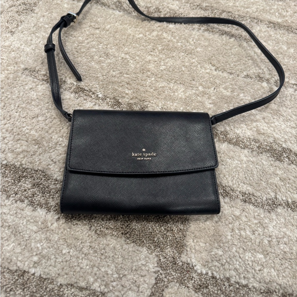 kate spade Black Crossbody Wallet Bag